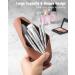 FERYES Travel Makeup Brush Holder - Dark Brown | Stylish & Portable Storage for Beauty Essentials - Buy Online on GoSupps.com