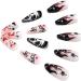 Coffin False Nails Halloween Decorations Ghost Press on Nails Grave Noctilucent Stick on Nails Ballerina Acrylic Fake Nails 24Pcs for Women and Girls (Size : B) - Buy Online on GoSupps.com