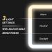 RRtide LED Lighted Travel Makeup Bag with Adjustable Dividers and 10x Magnifying Mirror - Black - Buy Online on GoSupps.com