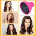 Universal Silicone Hair Dryer Diffuser Attachment - Portable Folding Pink Diffuser for Most Hair Dryers | Caredgo - Buy Online on GoSupps.com