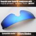 IMYTPFT 2 Replacement Lenses for Oakley EVZero Blades - Blue Polarized One Size - International Shipping Available - Buy Online on GoSupps.com