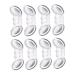 FOMIYES 8 Pairs Follow up High Heel Anti Drop Heel Gel Soft Sticker Invisible