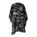 1 Pc 55" x 46" Unisex Professional Waterproof Barber Cape for Men Hairdressing Salon Cape with Adjustable Snap Closure for Hair Treatment