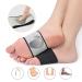 Buy Foot Arch Support Sleeves - 2 Pairs Compression Gel Braces for Flat Feet & High Arch Pain Relief - Unisex S Beige - International Shipping Available - Buy Online on GoSupps.com