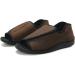 Yytcsjz Unisex Diabetic Slippers - Brown, Size 12 | Air Cushion Lightweight Walking Shoes for Elderly - Orthopedic Footwear for Swollen Feet & Plantar Fasciitis - Buy Online on GoSupps.com
