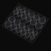 S-Trouble 10 sheet (240 COUNT) Double-sided transparent nail glue stickers waterproof breathable jelly folding snail manicure nail adhesive for manicure accessories
