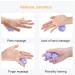 Foot Massage Balls - Spiky Roller for Myofascial Release & Mobility | Deep Tissue Massager in Violet - Buy Online on GoSupps.com