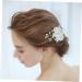 FRCOLOR Crystal Hair Comb Tiara Bridal Hair Comb Decor Hair Comb Decorate Bride Wedding - Buy Online on GoSupps.com