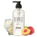 Botanist Moisturizing Body Wash/Soap Pump Botanical Shower Gel for Sensitive Dry Skin Natural & Organic Japanese Skin Care Rose & White Peach Moist 16.5 Fl Oz/ 490mL Gel-Rose&White Peach