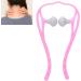 Verdant Touch Roller Neck Massage Tool | Handheld Trigger Point Neck & Shoulder Self Massager - Pink - Buy Online on GoSupps.com