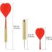 Accmor 18 Pack Steel Tip Darts Set - 18 Grams Metal Darts for Dartboard - Buy Online on GoSupps.com