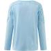 Women's Spring Lace Crochet Long Sleeve Top - Blue X-Large - Buy Online on GoSupps.com