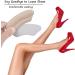 Heel Pads for Loose Shoes | 4 Pairs Cushion Inserts for Men & Women | Pain Relief & Blister Prevention (Pale Apricot & Black - Buy Online on GoSupps.com