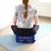 Zafuko Foldable Cushion - Organic Kapok Filling for Meditation & Yoga | Portable Soft Yoga Prop - Cherry/Peach Color - Buy Online on GoSupps.com