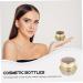 MAGICLULU Cream Bottle Refillable Face Cream Container Hair Elastics with Flowers Plastic Container with Lid Containers for Beads Plastic Vials Hand Soap Bottle Travel Pp Sample Holder Glass 6X5.5X5.5CM Golden - Buy Online on GoSupps.com