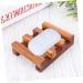 Amosfun Soap Case Sink Soap Holder Soap Rack for Shower Soap Dishes Holder Wood Soap Holder Square Soap Dish Bathroom Soap Holder Shower Soap Holder Soap Drainer Vintage Bamboo Charcoal - Buy Online on GoSupps.com