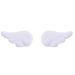 Ruwado Angel Wing Hair Clips Soft White Non Slip Hair Clamps Cute Cartoon Adorable Hair Accessories for Women Girls Hair D cor Thick Hair (White)