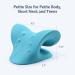 Small Neck and Shoulder Relaxer - Cervical Traction Device for TMJ Pain Relief - Chiropractic Pillow for Neck Stretcher - Petite Size Black - Buy Online on GoSupps.com