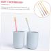 MAGICLULU Soft Toothbrush Set - 4 Pieces for Gentle Cleaning & Tongue Care | Ideal for Sensitive Teeth - Buy Online on GoSupps.com