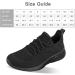 Flysocks Men's Slip On Athletic Walking Shoes - Non Slip Lightweight Breathable Mesh Sneakers for Gym, Travel, Work - Size 11.5, All Black - Buy Online on GoSupps.com