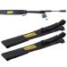Dr.Fish Fishing Rod Socks Fishing Pole Sleeves Rod Protector Tangle-Free Lightweight Nylon Adjustable Rod Cover Protector for Spinning Rod Baitcasting Rod Surf Rod Fishing Rod Tube Case Fits 7'6 to 8'6" 4 Rod Socks
