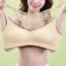 Routinfly Women's Comfort Push-Up Sports Bra - Stretch Underwear Cross Back Soft Bralette in Beige for Ultimate Wellbeing - Buy Online on GoSupps.com