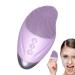 Facial Cleansing Brush Soft Silicone Face Scrubber | Rechargeable Vibrating Waterproof Skin Care Tool for Deep Cleansing Firming Exfoliation and Enhanced Purple (English)