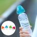 4Pcs Reusable Colorful Plastic Water Bottle Caps - Spill Proof Covers for Kids and Toddlers - Buy Online on GoSupps.com