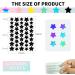 LINXINS 208 Dots Acne Starface Pimple Patch 6 Color Star Face Pimple Patches Stars - Star Spot Patches - Pimple Patches Cute - star Patches for Spots for Acne Blemish Pimples Whiteheads Zit - Buy Online on GoSupps.com