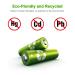EBL AA Rechargeable Battery 10 Pack - 2500mAh Ni-MH Double A Batteries Pre-Charged Assorted Colors - Buy Online on GoSupps.com