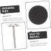 Healvian 4 Sets Nail Polishing Sheets Drill Bits for Nails Sandpaper Pad Disks Exfoliating Sandpaper Disc Pro Tools Electric Tools Nail Disc Bit Sole of Foot Stainless Steel Foot File - Buy Online on GoSupps.com