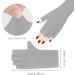 Arqumi UV Gloves for Gel Nails - 2 Pairs, Grey | UV Protection for Gel Manicures - Buy Online on GoSupps.com