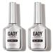 Gaoy gel-over and lower varnish 16 ml 2 pieces glassy cover lacquer and no wipeable primer combination for UV light hardening gel nail polish