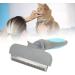 Uproot Cleaner Pro Reusable Cat Hair Remover Double Sided Shedding Pet Grooming Brush Dematting Undercoat Rake Comb for Pets Blue-S 16x5.5cm/6.3x2.2in - Buy Online on GoSupps.com