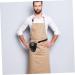 Frcolor Leather Hairdressing Belt Bag | Stylish Cross-Body Tool Waist Bag | Black Haircut & Makeup Pockets (20.5x14cm) - Buy Online on GoSupps.com