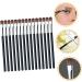 FOYTOKI 50 Pcs Eye Shadow Brush Women Makeup Supplies Eye Brush Esthetician Eyebrow Plastic - Buy Online on GoSupps.com