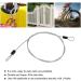 Security Steel Cable  Double Looped Stainless Steel Security Lock Cable for   Loop Cable Scooter Lock(Silver ) - Buy Online on GoSupps.com