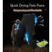 Unlimit Black Basketball Compression Pants with Knee Pads | 3/4 Capri Leggings - Medium - Buy Online on GoSupps.com
