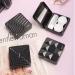 MTHH Creative All Black Textured Contact Lens Companion Box - Portable Double Cosmetic Box for Easy Storage - Buy Online on GoSupps.com