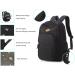 Abshoo Classical Basic Travel Backpack - Water Resistant School Bookbag in Black - Buy Online on GoSupps.com