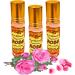ROSE Perfume Oil - All-Natural Essential Oil Fragrance - Huile de Parfum - Bulgarian Damask Rosa Damascena Petals Otto Tea Rose De Mai - Roll On Roller Ball - Party Travel Guest Favors Gifts - 10mlx3 aroma of mixed freshly cut roses with soft floral sligh - Buy Online on GoSupps.com