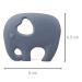 PREMYO Elephant Teething Ring for Babies - BPA Free Silicone Cooling Relief Soft Teething Aid - Gray - Buy Online on GoSupps.com