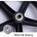 furniture component 6/7 Inch Wheelchair Walker Replacement Wheels Anti-Slip Rubber Single-Wheel Steering Wheelchair Front Caster Rollator (Color : Zwart Size : 6in) 6in Black - Buy Online on GoSupps.com
