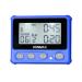 HONMAX Waterproof Charge Interval Timer and Stopwatch | Backlight|Clock (Blue)