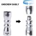 GSE 3-in-1 Pool Cue Tip Tool - Billiard Cue Stick Accessories - Silver Scuffer/Shaper/Aerator - Buy Online on GoSupps.com