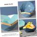 Cabilock Fruit Serving 2 Pcs Fruit Tray Ice Cream Decor Centerpiece Bowl Bowls Salad Glass Bowl Plastic Counter re-usable 28X28X12.5cmx2pcs Bluex2pcs - Buy Online on GoSupps.com