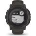 Wearable4U Garmin Instinct 2 Solar GPS Rugged Outdoor Smartwatch Bundle with Black Earbuds - Graphite with Multi-GNSS Support - Buy Online on GoSupps.com