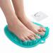 GEOOT Shower Foot Massager Scrubber - Shower Foot Scrubber Mat - Improve Foot Circulation & Soothes Tired Feet - Non Slip with Suction Cups(Green)