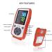 Vet Pulse Oximeter - Handheld Pet Vital Signs Monitor for Dogs Cats & Horses | SpO2 Heart Rate TEMP | Rechargeable LCD Device (Orange Case - Buy Online on GoSupps.com