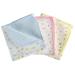 Baby infant waterproof matt wrapping - ecological cotton breathable reusable mattress pad pack with 3 (m (50 x 70 cm)) pink / blue / yellow 50x70 cm (3 -pack)